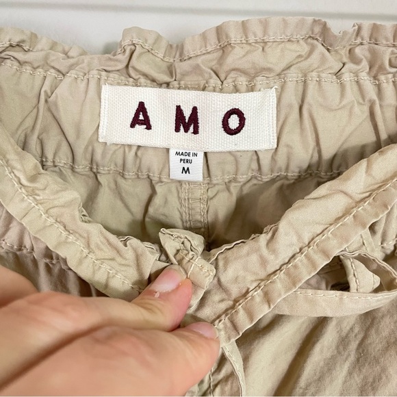 AMO Oatmeal Parachute Cargo Pants Size Medium - Picture 6 of 13